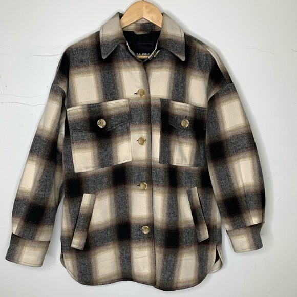 Pull&Bear | Oversized Plaid Jacket - Picture 8 of 12